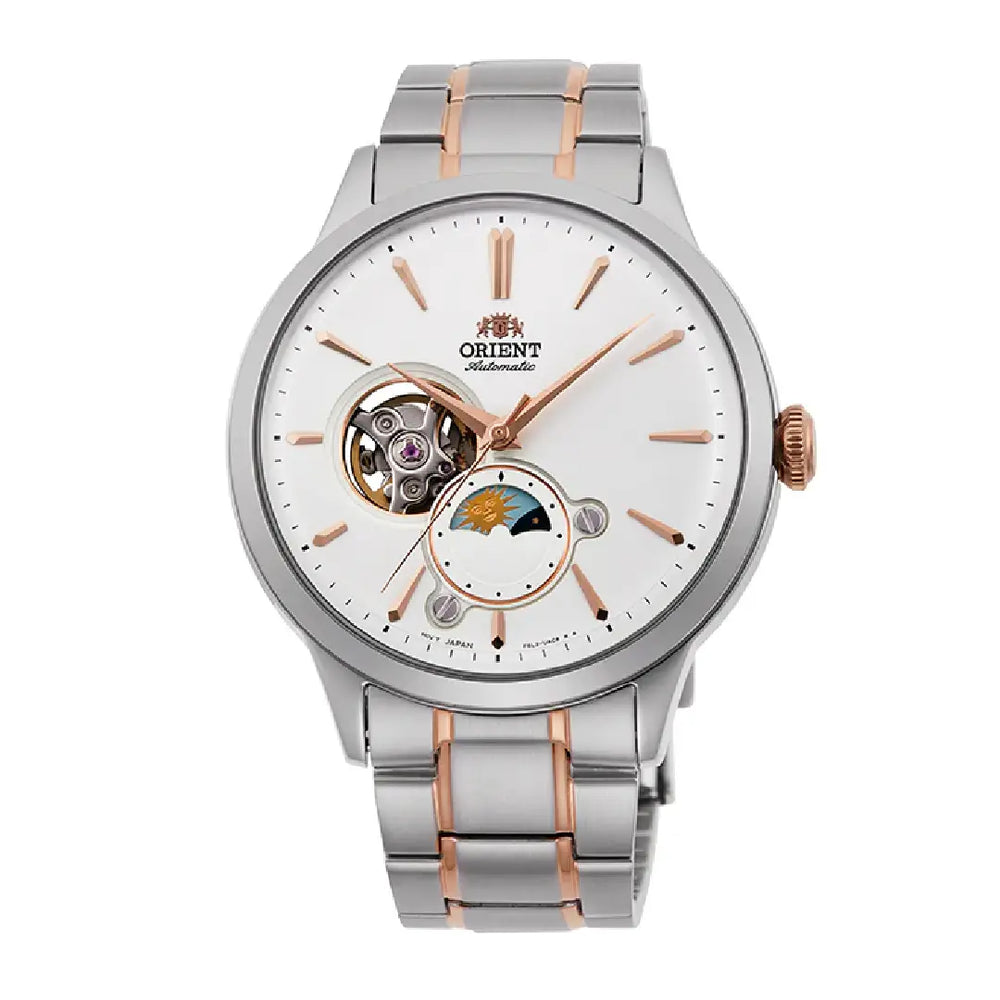 Orient Classic Sun & Moon Open Heart RA-AS0101S30B Men's Watch