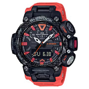 Casio G Shock Gravitymaster GR-B200-1A9 Analog-Digital Bluetooth Black Dial Orange Resin Strap Men's Watch