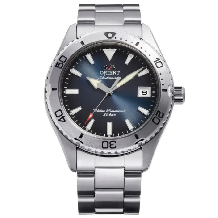 Orient RA-AC0Q14L blue dial stainless steel men's automatic watch