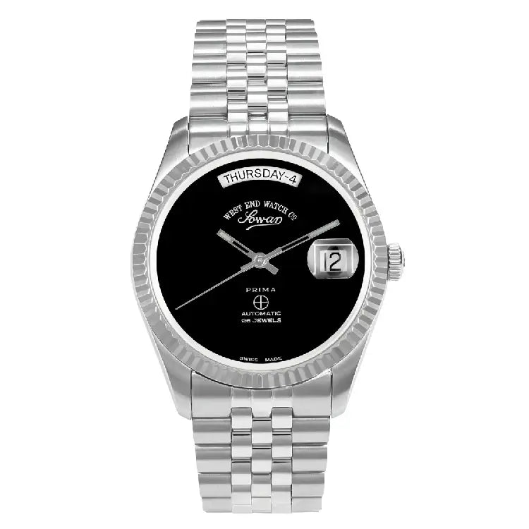 West End Automatic Analog The Classics 6828.10.ONYX Black Onyx Dial 37mm Stainless Steel Unisex Watch