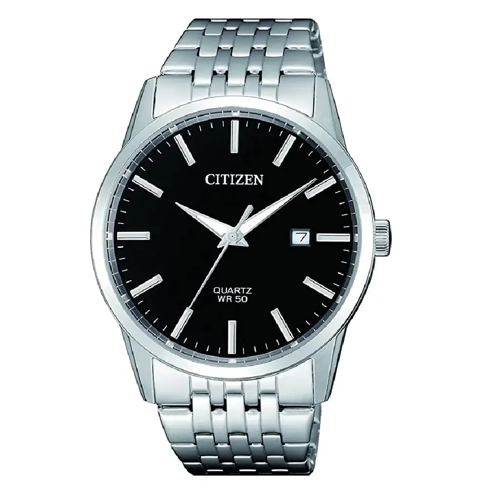 Citizen Quartz BI5000-87E Black Dial 39mm Stainless Steel Men's Watch