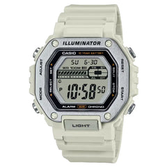 Casio Digital MWD-110H-8AVDF Grey Display Dial Resin Strap Men's Watch