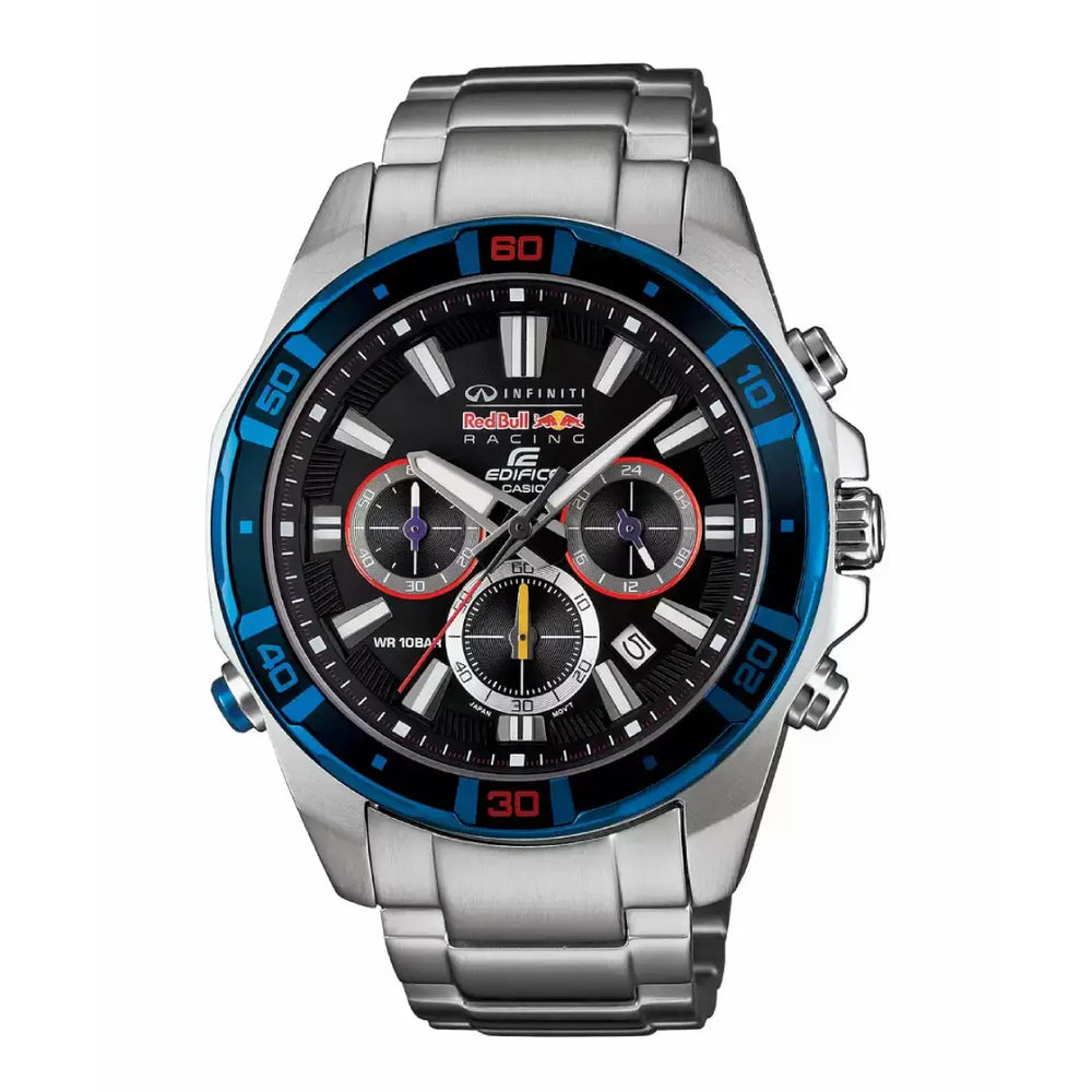 Casio Edifice Infiniti Red Bull Racing Limited Edition EFR-534RBP-1ADR Black Dial Resin Strap Men's Watch