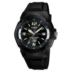 Casio Standard MW-600F-1AVDF Date Analog Black Dial Resin Strap Men's Watch