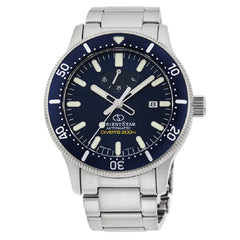 Orient Star RE-AU0302 Sports Automatic Power Reserve Date Function Blue Dial Stainless Steel Men's Watch