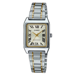 Casio Classic Analog LTP-V007SG-9B Gold Dial Stainless Steel Women's Watch