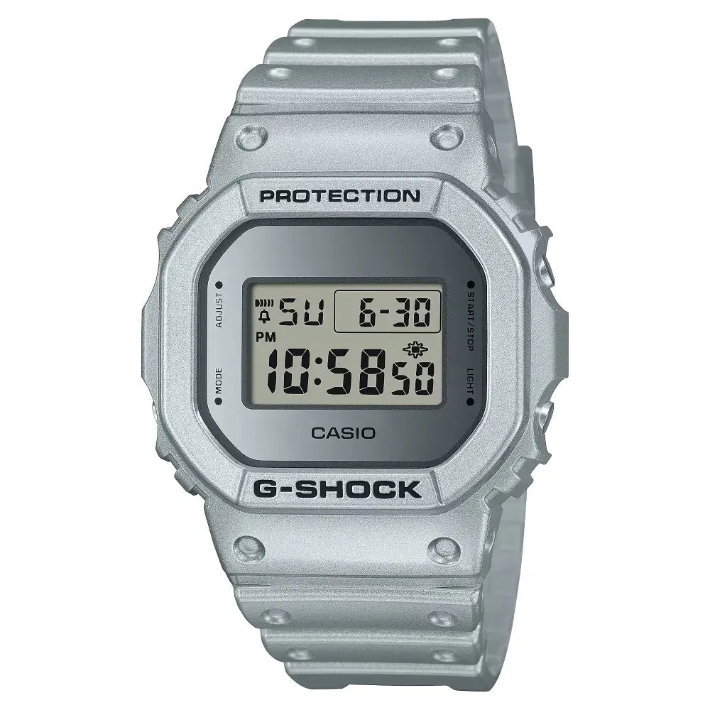 Casio G Shock DW-5600FF-8E Digital Grey Dial Resin Strap Men's Watch