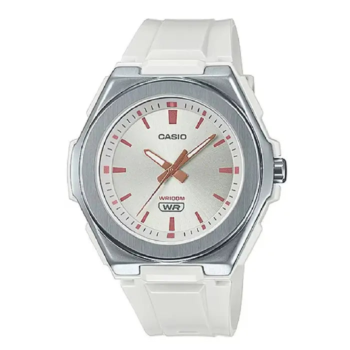 Casio Collection LWA-300H-7EVDF Analog Silver Dial Resin Strap Women's Watch
