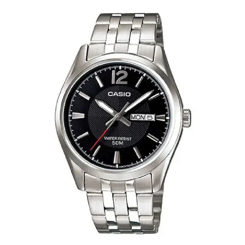 Casio Collection Analog MTP-1335D-1ADF Black Dial Stainless Steel Men's Watch