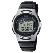 Casio Digital W-213-1AVDF Grey Display Resin Strap Men's Watch