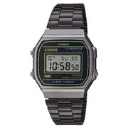 Casio Vintage Digital A168WEHB-1ADF Iridescent Dial Stainless Steel Unisex Watch