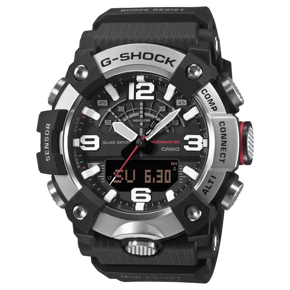 Casio G-Shock GG-B100XM-1A Mudmaster black dial 51mm resin strap men’s watch
