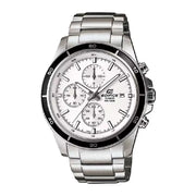 Casio  Edifice Chronograph EFR-526D-7AVUDF White Dial 43mm  Stainless Steel Men's Watch