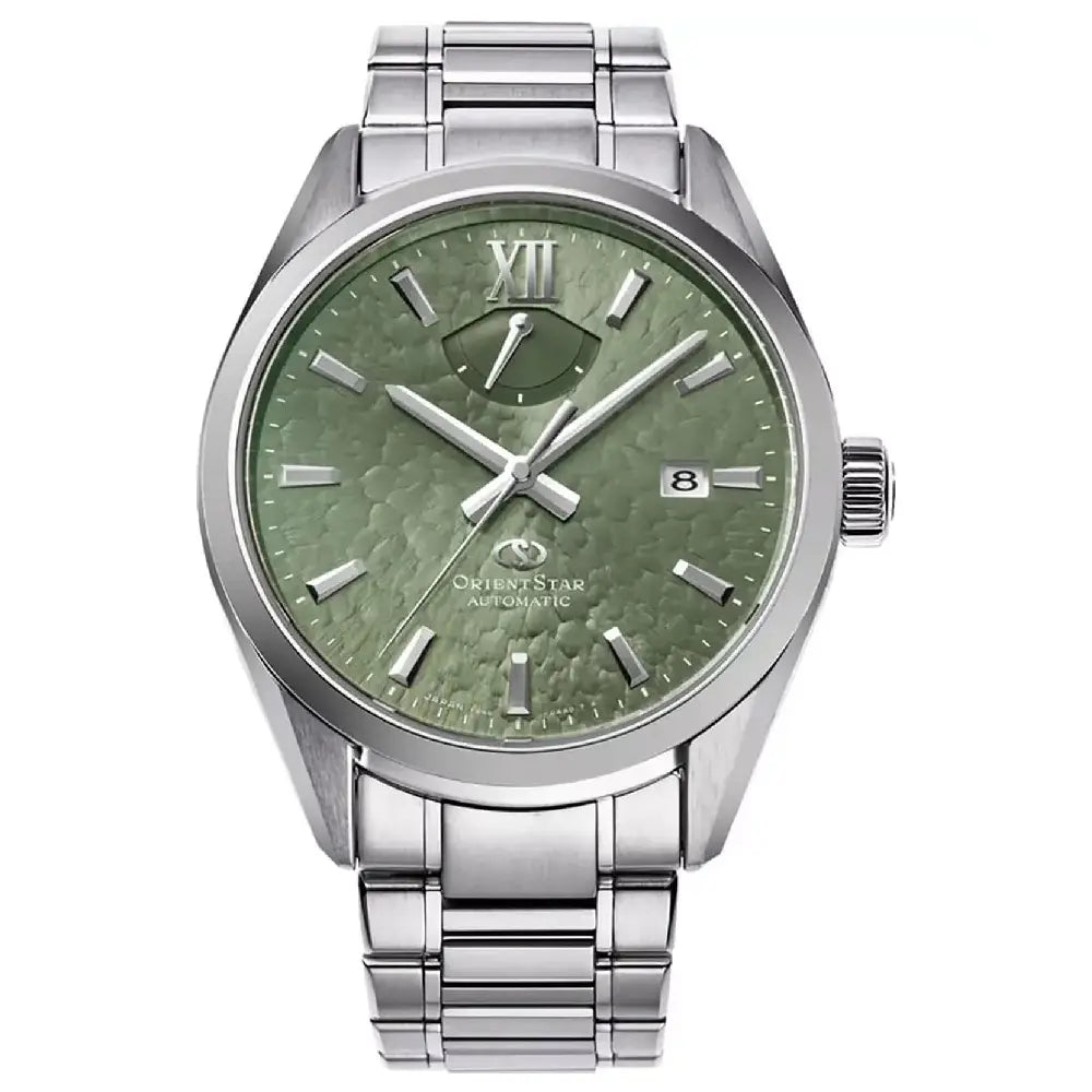Orient Star RE-BX0006E00B Automatic Limited Edition "Perseid Meteor Shower" Green Dial 40mm Stainless Steel Men's Watch