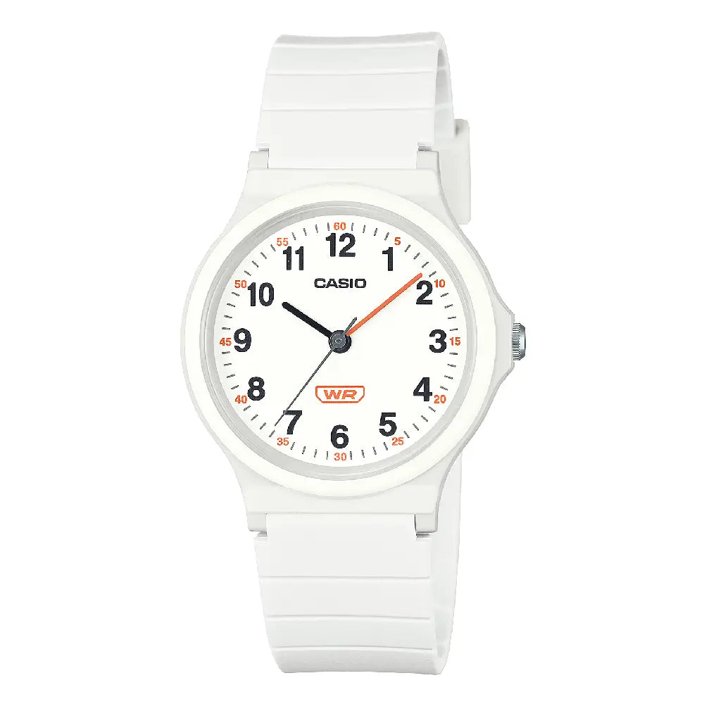 Casio Youth Analog LQ-24B-7BDF White Dial Resin Strap Women's Watch