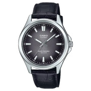 Casio Standard Analog Solar MTP-RS100L-1AVDF Black Dial Leather Strap Men's Watch