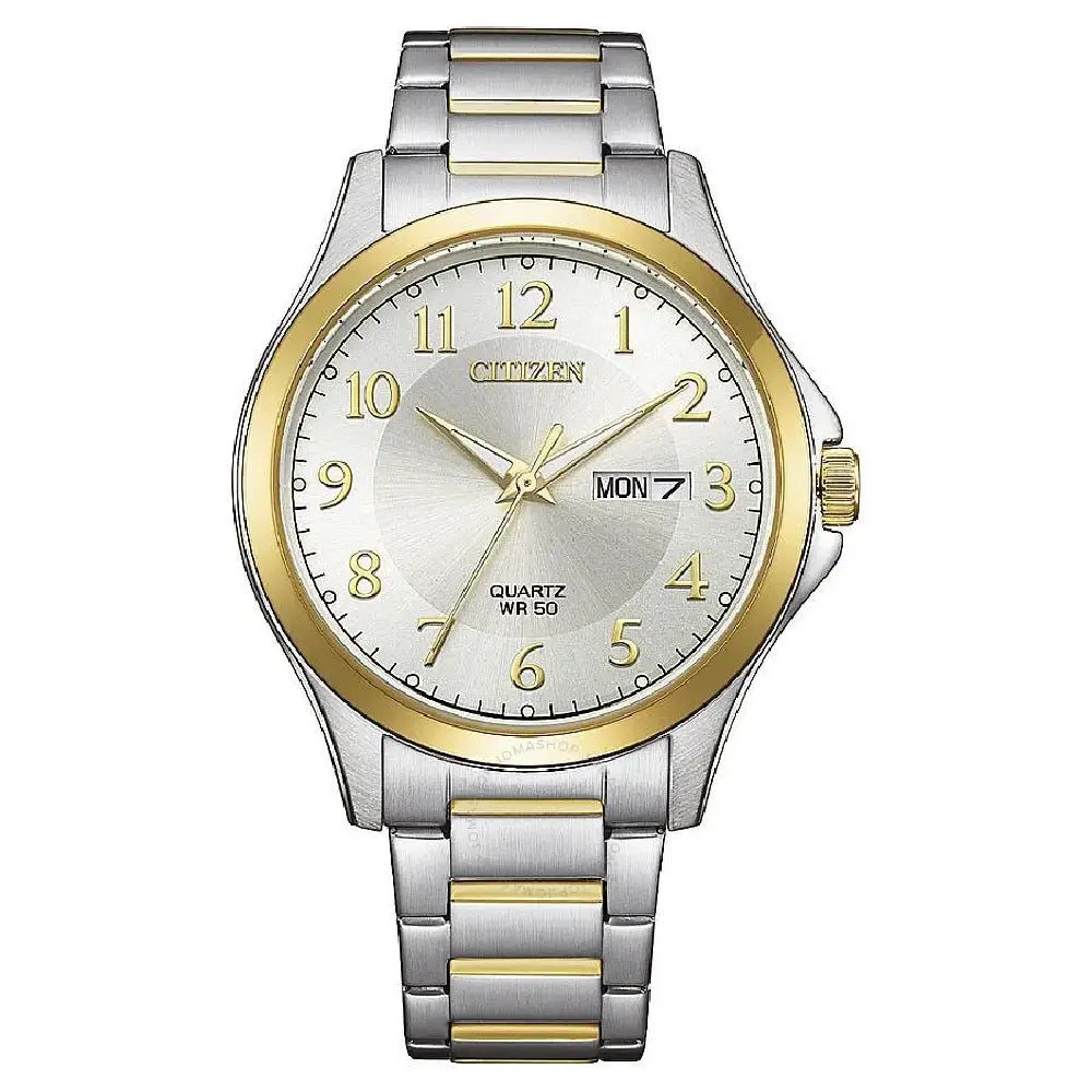 Citizen BF2026-89A two tone 41mm stainless steel mens watch white dial