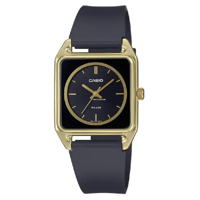 Casio Collection Analog MTP-B170-1EVDF Black Dial Resin Strap Men's Watch