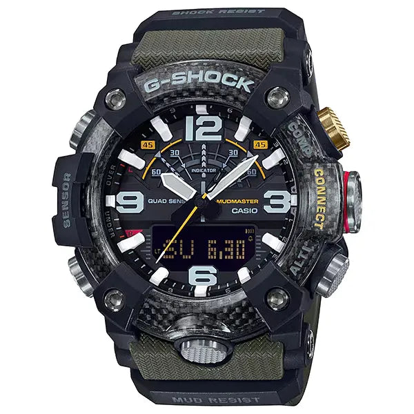 G-Shock Master of G Mudmaster GG-B100-1A3DR Black Dial Resin Men's Watch