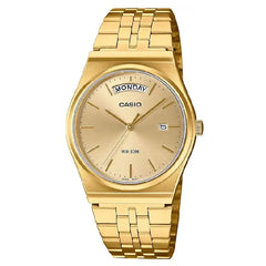 Casio Collection Analog MTP-B146G-9AVDF Gold Dial Stainless Steel Men's Watch