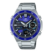 Casio Edifice Analog-Digital EFV-C110D-2AVDF Blue Dial 46.9mm Stainless Steel Men's Watch