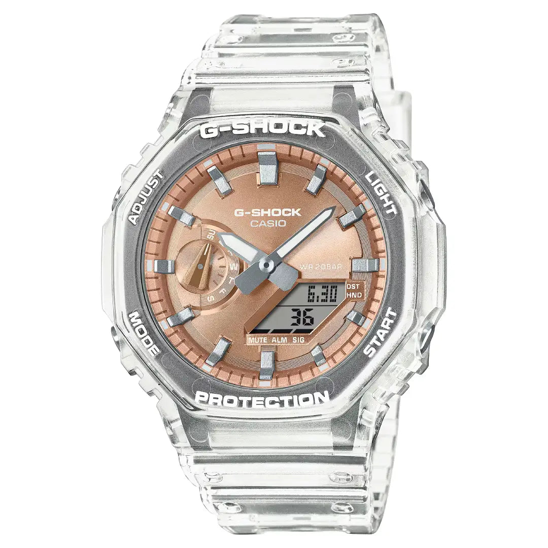 Casio G-Shock GA-2100BM-7A5DR Analog-Digital Brown Dial resin strap Men's Watch