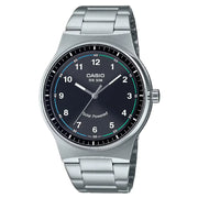 Casio Enticer MTP-RS105D-1BVDF Solar Powered Analog Black Dial Stainless Steel Men's Watch