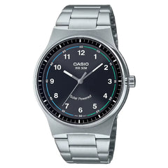 Casio Enticer MTP-RS105D-1BVDF Solar Powered Analog Black Dial Stainless Steel Men's Watch