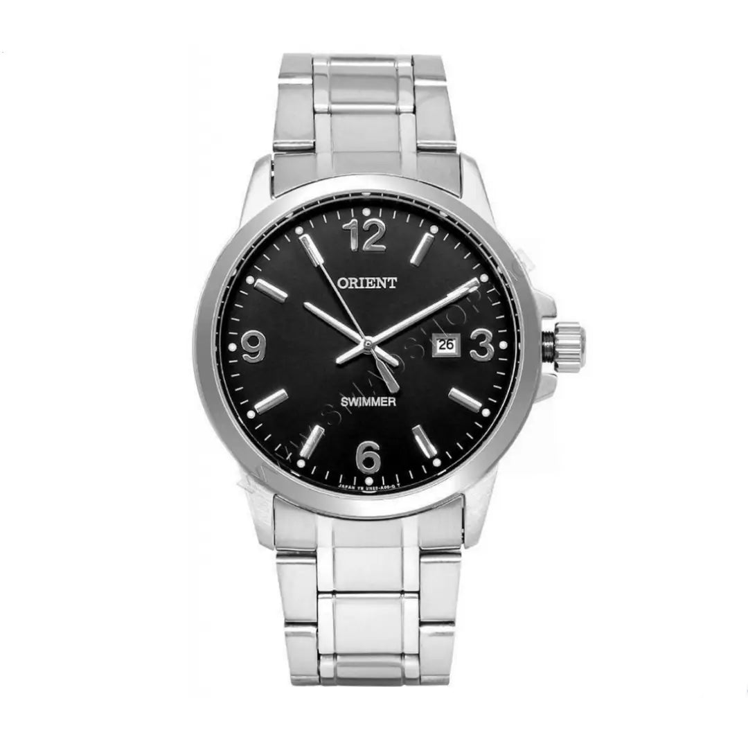 Orient Contemporary Quartz SUNE5005B0 Black Dial Stainless Steel Men's Watch