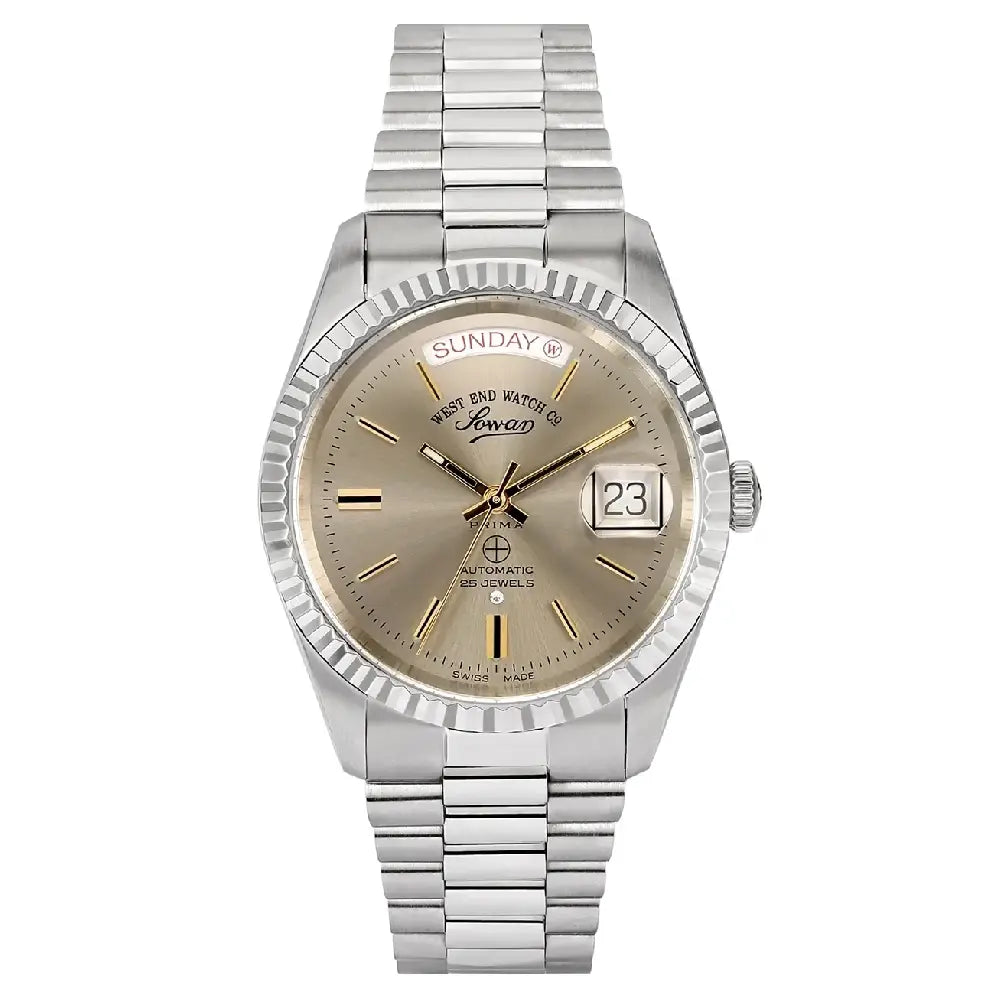 West End Automatic Analog The Classics XL 6868.10.3034Y Rhuthenium Dial 41mm Stainless Steel Men's Watch