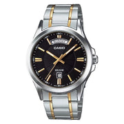 Casio Collection Analog MTP-1381G-1AVDF Black Dial Stainless Steel Men's Watch