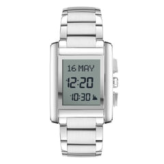 Al Fajr Classic WS-06 Digital Dial Stainless Steel Men's Watch