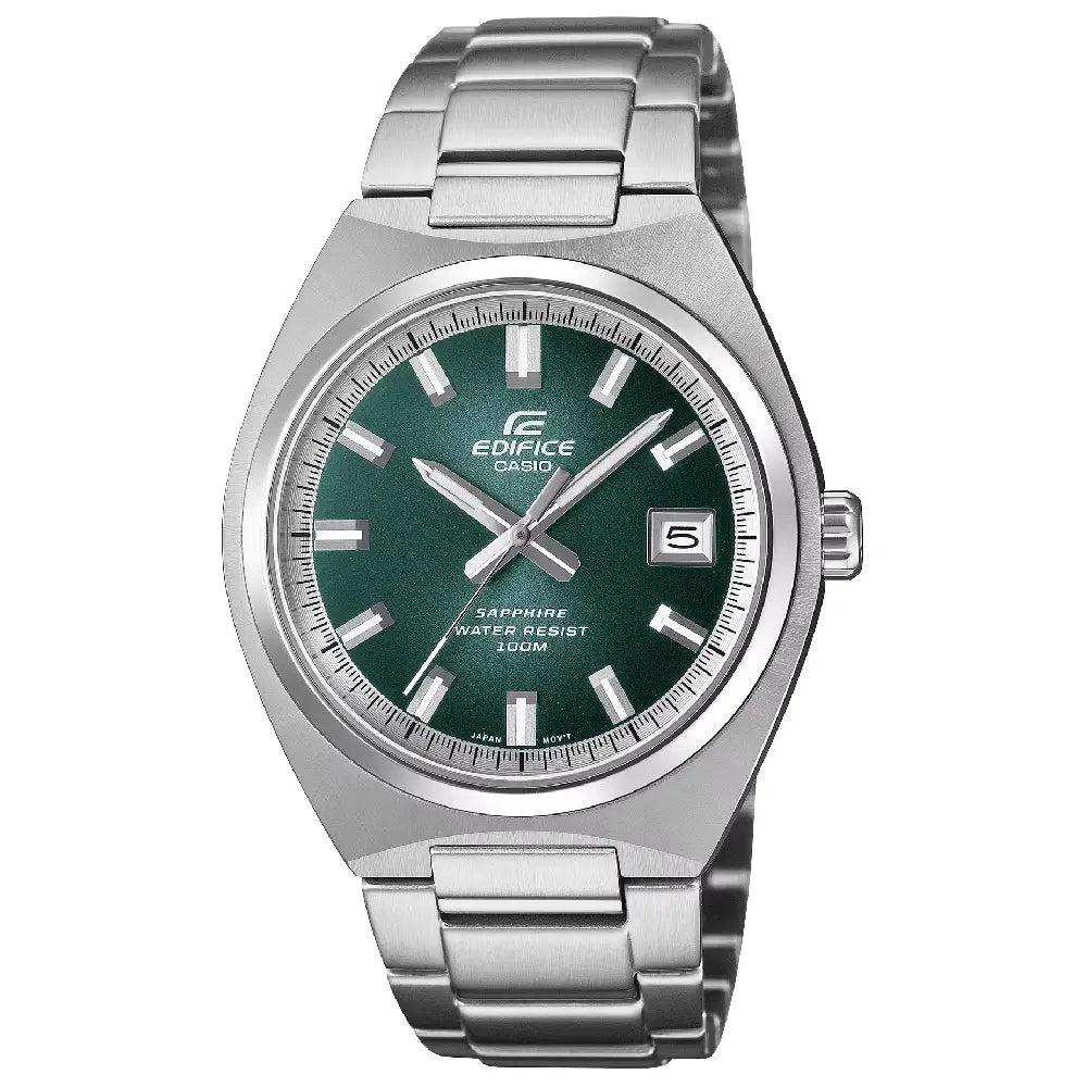 Casio Edifice EFB-109D-3AV green gradient dial 38.5mm stainless steel men's watch