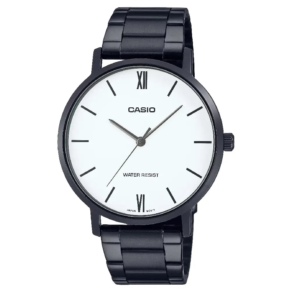 Casio Analog MTP-VT01B-7BUDF White Dial Stainless Steel Men's Watch