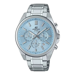 Casio Edifice Chronograph EFV-650D-2BVUDF Blue Dial Stainless Steel Men's Watch