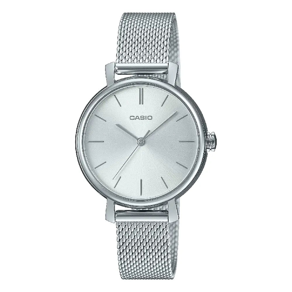 Casio Standard Analog LTP-2024VM-7CDR Silver Dial Stainless Steel Women's Watch