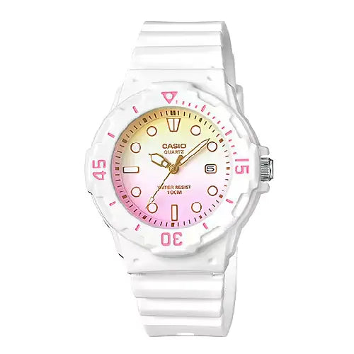 Casio Youth Analog LRW-200H-4E2V Pink Gradient Dial Resin Strap Women's Watch