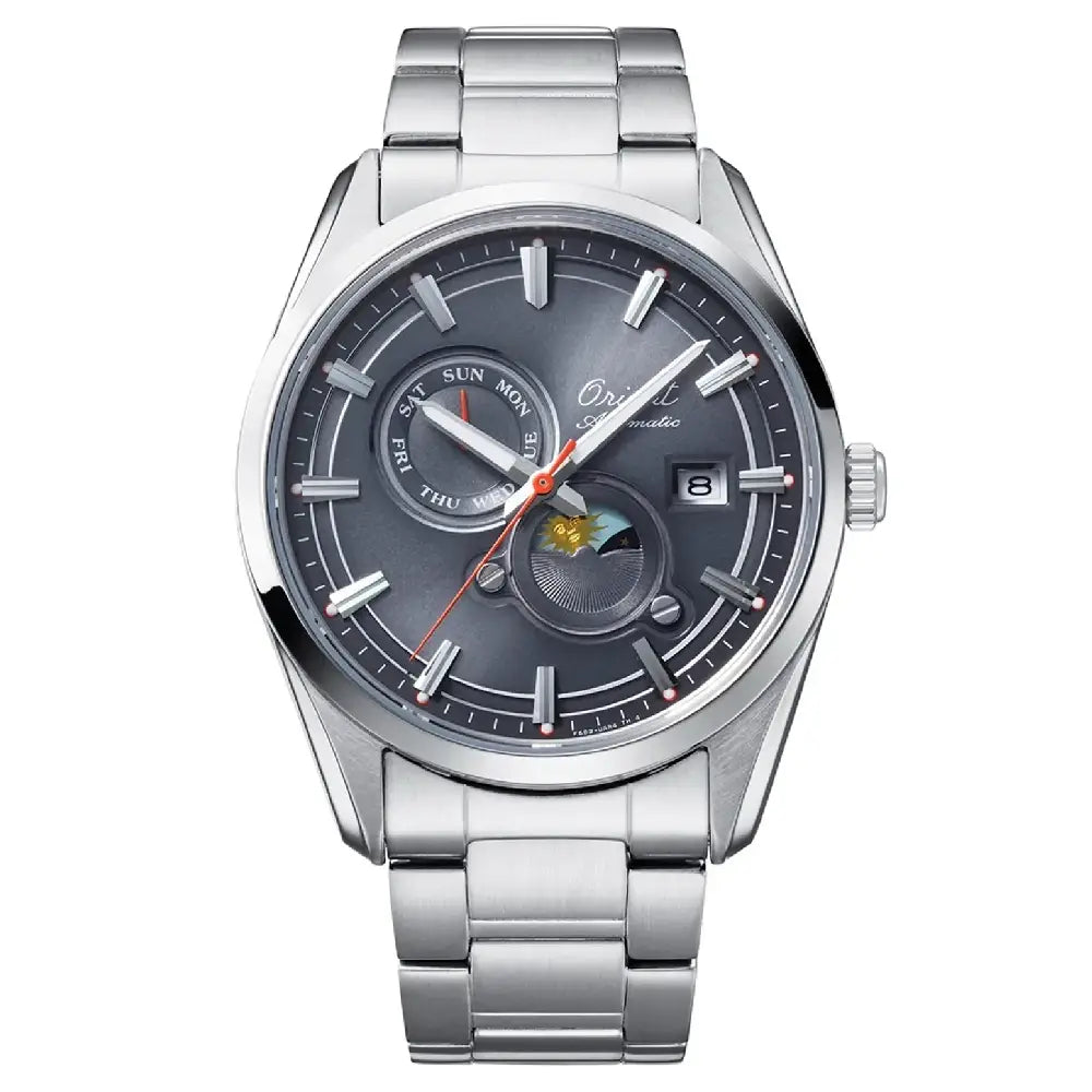 Orient Stretto RA-AK0311N 75th Anniversary Limited Edition (2500 Pcs) Automatic Grey Dial Stainless Steel Men's Watch