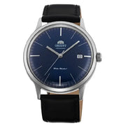 Orient Bambino TAC0000D blue dial 40.5mm leather strap men's watch