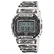 Casio G Shock DW 5600JV 7 Virtual Rainbow digital watch front view