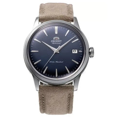 Orient Classic Bambino RA-AC0M12L30B 38.4mm Blue Dial Leather Strap Men's Watch