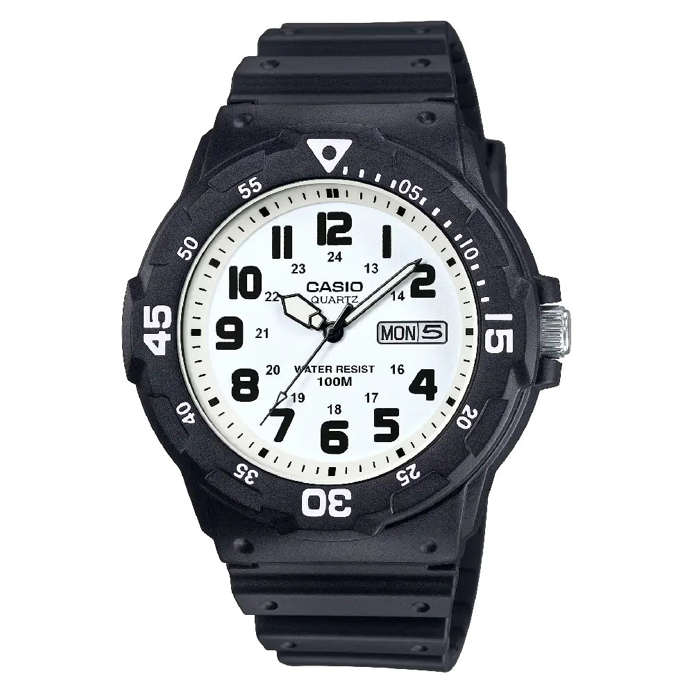 Casio Collection Analog MRW-200H-7BVDF White Dial Resin Strap Men's Watch