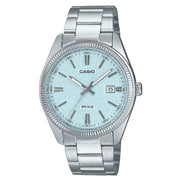 Casio Collection MTP-1302DA-2A2VDF Analog Blue Dial Stainless Steel Men's Watch