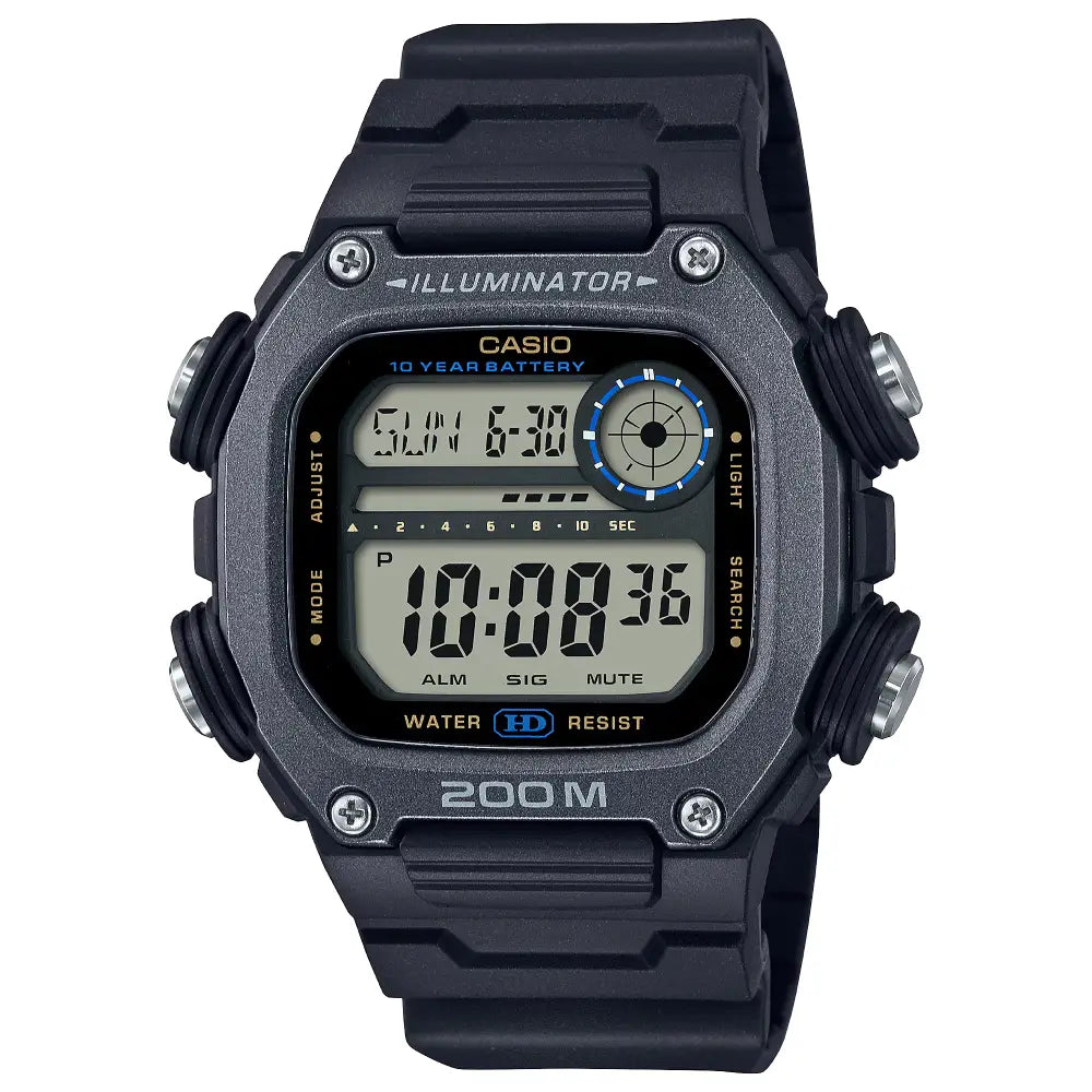 Casio Youth-Digital DW-291HX-1AVDF Black Dial Resin Strap Men's Watch
