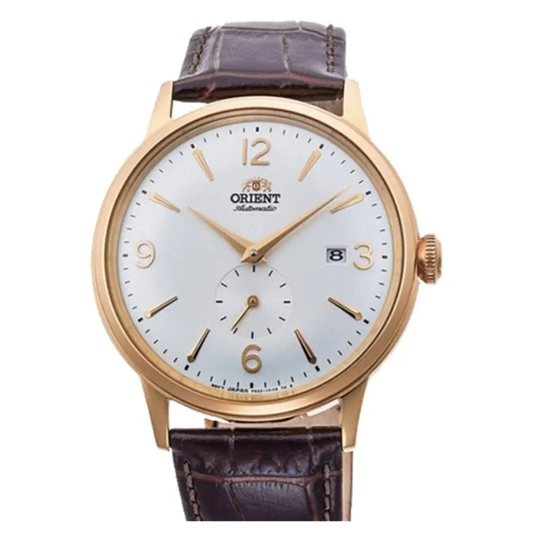 Orient Bambino Small Seconds RA-AP0004S30B White Dial Leather Strap Men's Watch