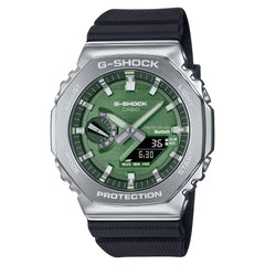 Casio G-Shock G-Steel GBM-2100A-1A3DR Green Dial Stainless Steel Men's Watch