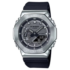 Casio G Shock GM-2100-1A Metal-Covered Analog-Digital Black Dial 44.4mm Stainless Steel Men's Watch
