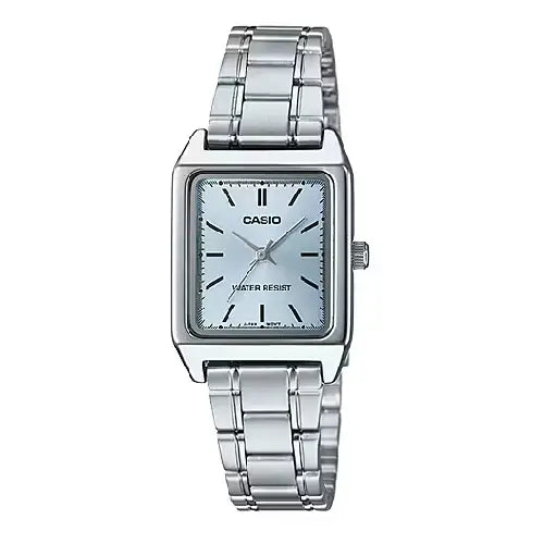 Casio Enticer Ladies Analog LTP-V007D-2EUDF Blue Dial Stainless Steel Women's Watch