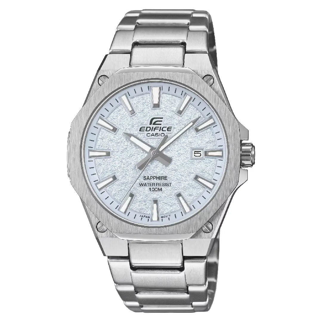 Casio Edifice Slim EFR-S108DE-2A Analog Blue Dial Stainless Steel Men's Watch