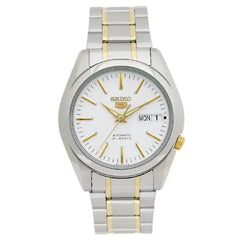 Seiko 5 Automatic SNKL47K1 White Dial Two-Tone 37mm Stainless Steel Men's Watch